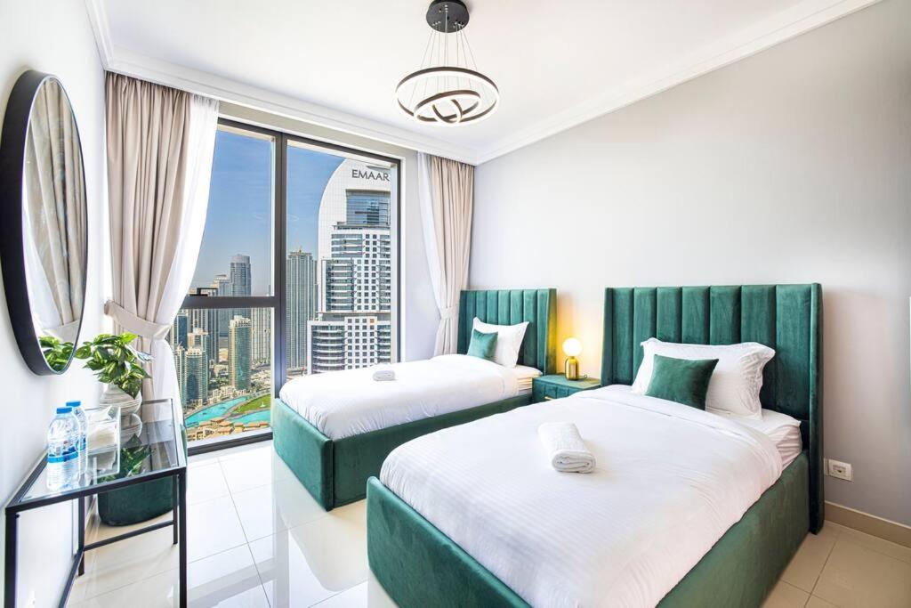 Magnificent Brand New Lux 3Br Burj & Fountain View Daire Dubai Dış mekan fotoğraf